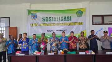 Plt Bupati Yoas Beon Pimpin Sosialisasi Penamaan Jalan di Kabupaten Nduga